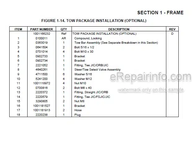 Photo 5 - JLG 520AJ PVC2001 2007 Illustrated Parts Manual Boom Lift 31215026