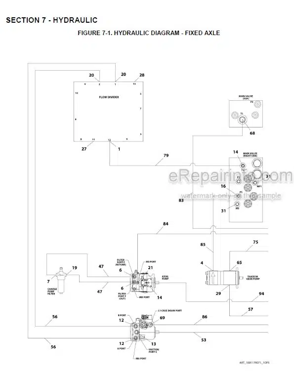 Photo 4 - JLG 530LRT Illustrated Parts Manual Scissor Lift 3121709 SN1