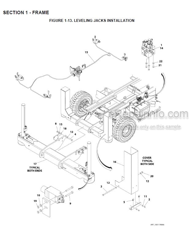 Photo 3 - JLG 530LRT Illustrated Parts Manual Scissor Lift 3121709 SN1