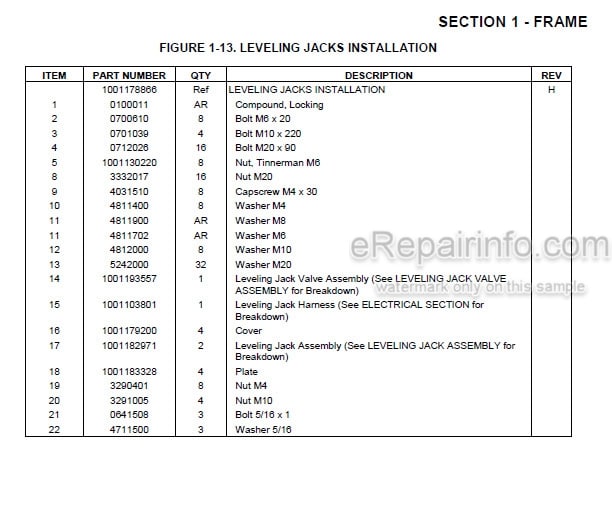 Photo 5 - JLG 530LRT Illustrated Parts Manual Scissor Lift 3121709 SN1