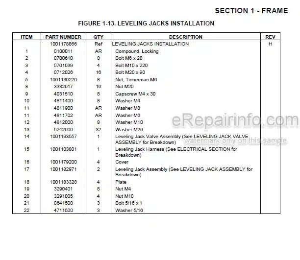 Photo 5 - JLG 530LRT Illustrated Parts Manual Scissor Lift 3121709 SN1