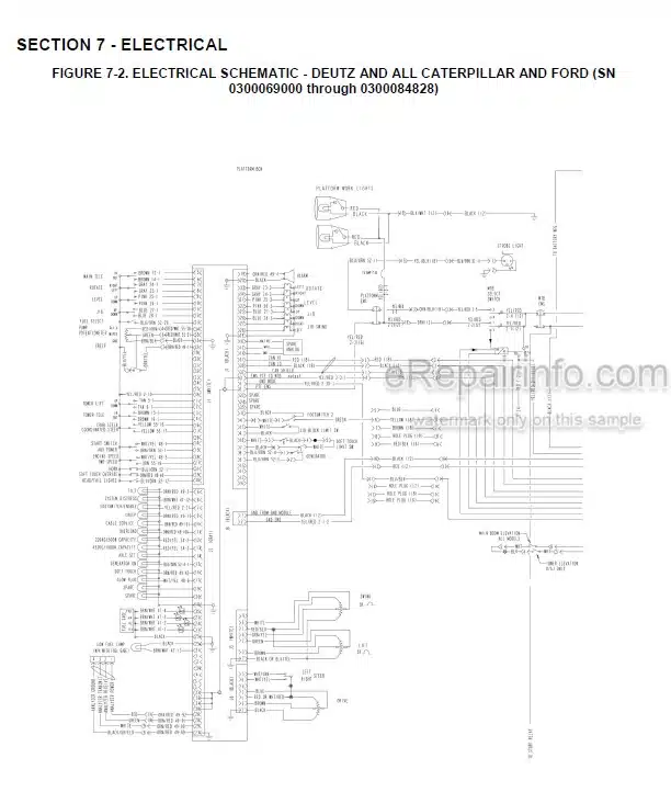 Photo 4 - JLG 600A 600AJ Illustrated Parts Manual Boom Lift SN2