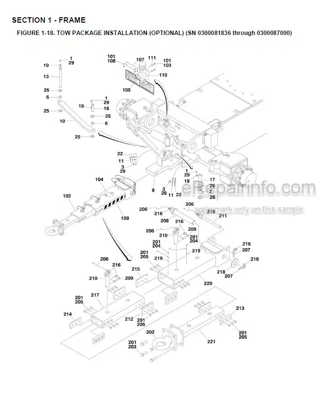 Photo 8 - JLG 600A 600AJ Illustrated Parts Manual Boom Lift SN2