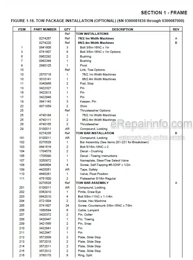 Photo 5 - JLG 600A 600AJ Illustrated Parts Manual Boom Lift SN2