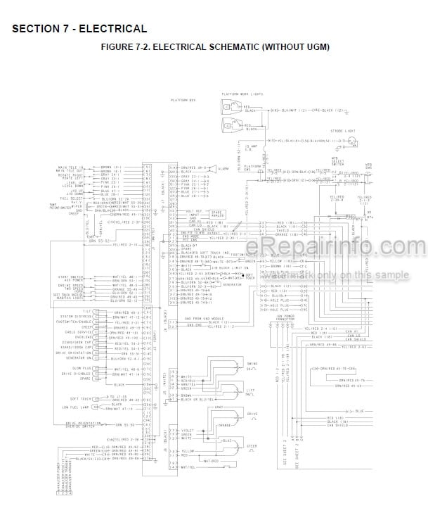 Photo 3 - JLG 600SC 660SJC Illustrated Parts Manual Boom Lift 3121251 SN2