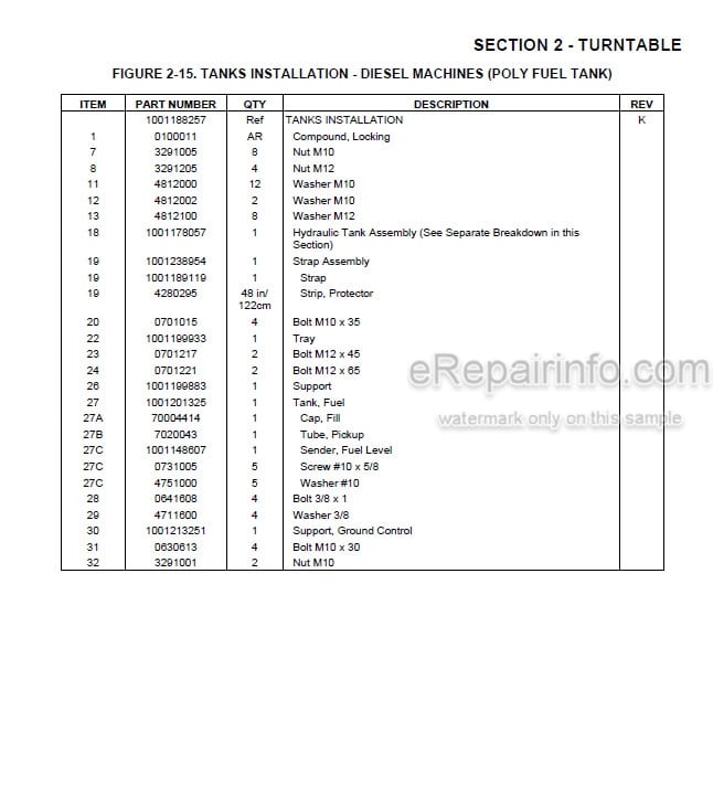 Photo 4 - JLG 600S 660SJ PVC2001 2007 Illustrated Parts Manual Boom Lift 31215035
