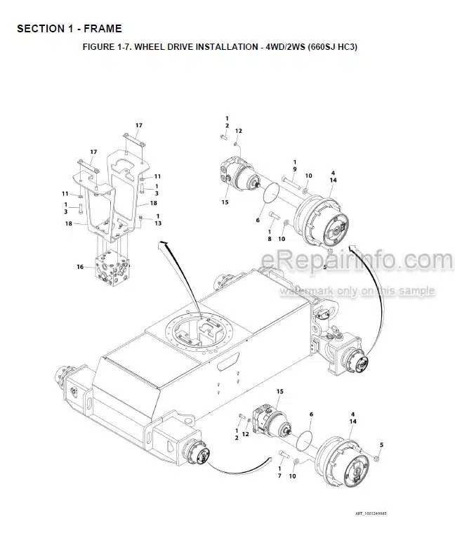 Photo 7 - JLG 600S 660SJ PVC2001 2007 Illustrated Parts Manual Boom Lift 31215035