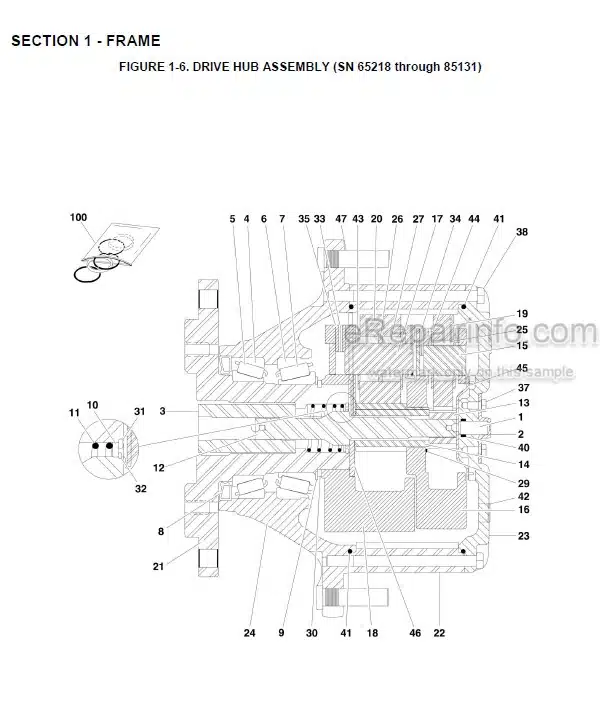 Photo 8 - JLG 601S Illustrated Parts Manual Boom Lift