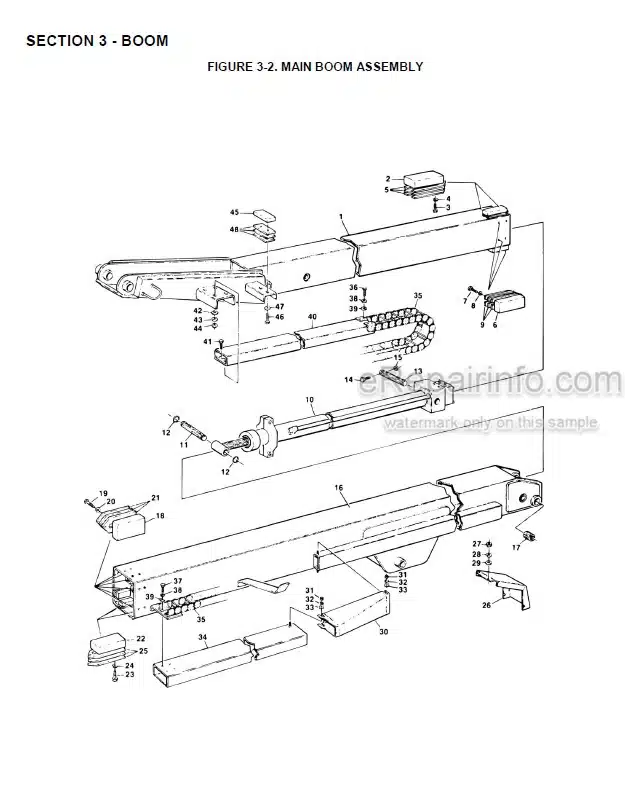 Photo 6 - JLG 60HT 60HTH Illustrated Parts Manual Boom Lift 3120258