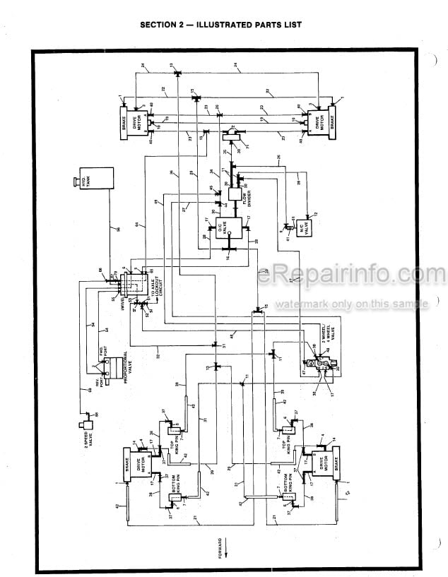 Photo 4 - JLG 60HT 60HTH Illustrated Parts Manual Boom Lift 3120258