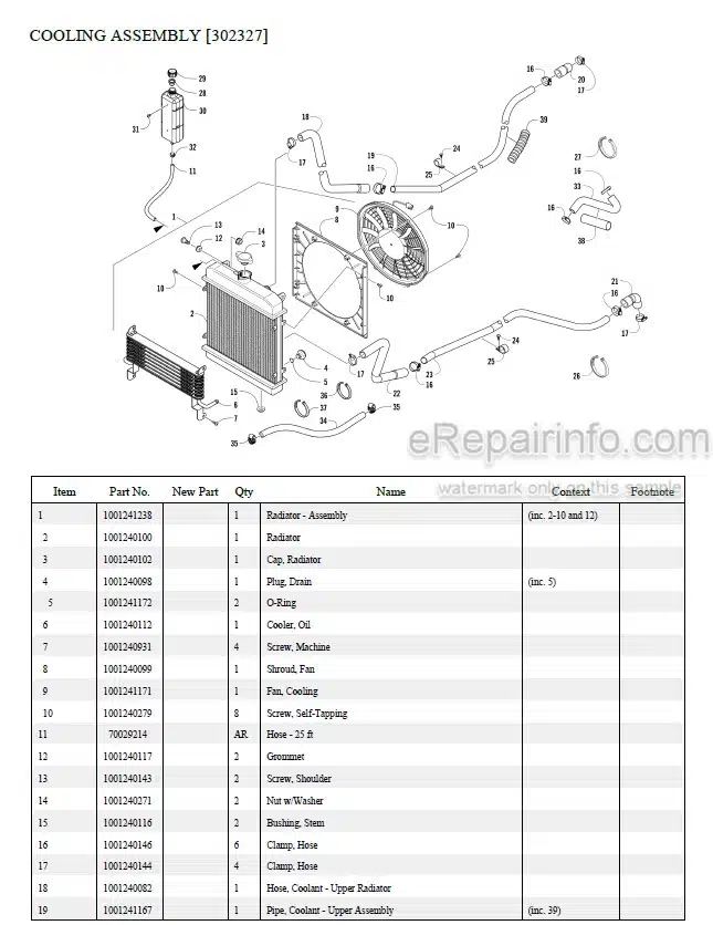 Photo 4 - JLG 615G Parts Manual Utility Vehicle 31211297