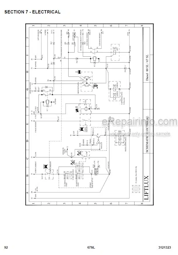 Photo 4 - JLG 67SL Illustrated Parts Manual Scissor Lift