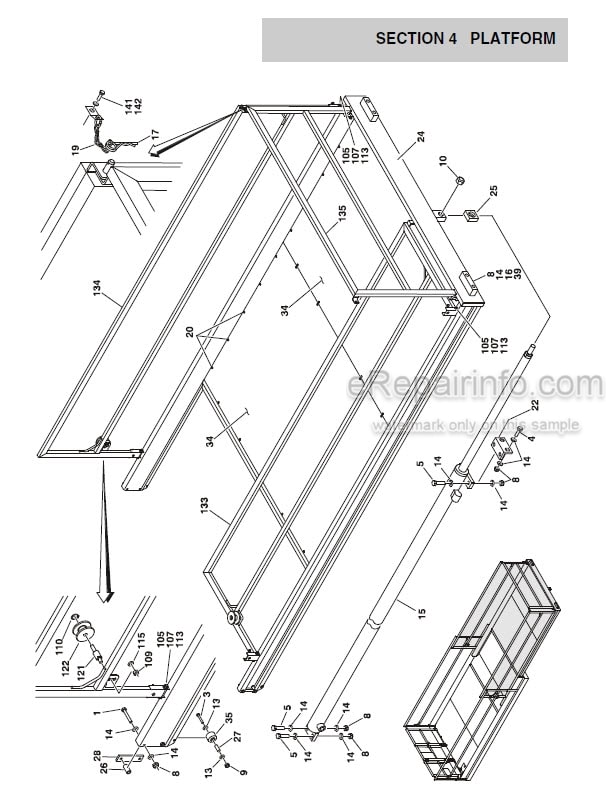 Photo 1 - JLG 67SL Illustrated Parts Manual Scissor Lift