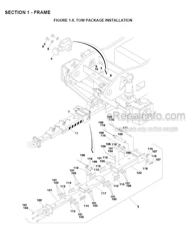 Photo 6 - JLG 740AJ Illustrated Parts Manual Boom Lift 3121146