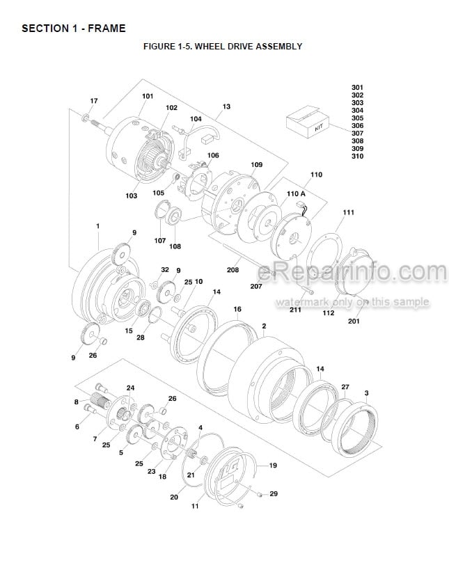 Photo 10 - JLG 6RS 10RS 1932RS 3248RS Illustrated Parts Manual Scissor Lift 3121274