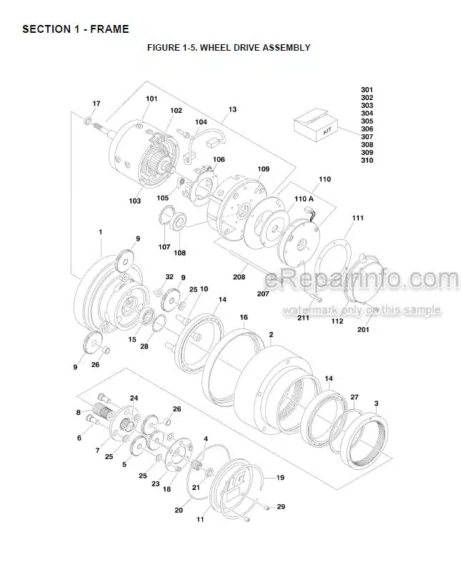 Photo 8 - JLG 6RS 10RS 1932RS 3248RS Illustrated Parts Manual Scissor Lift 3121274