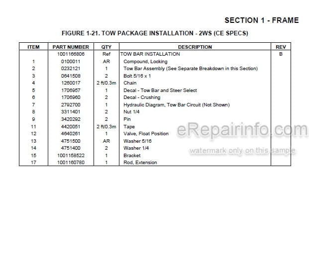 Photo 5 - JLG 800AJ PVC2001 2007 Illustrated Parts Manual Boom Lift 31215047