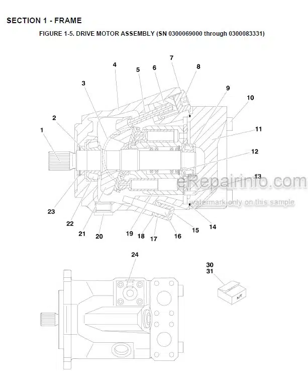 Photo 7 - JLG 800A 800AJ Illustrated Parts Manual Boom Lift SN2