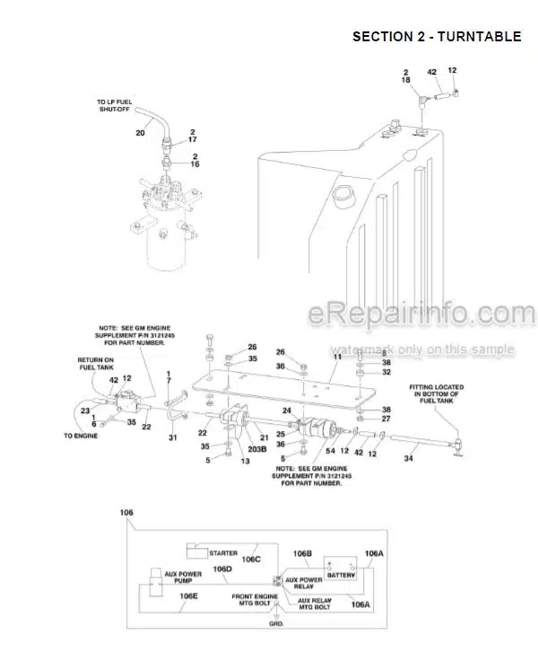 Photo 11 - JLG 800A 800AJ Illustrated Parts Manual Boom Lift 3121271 SN3