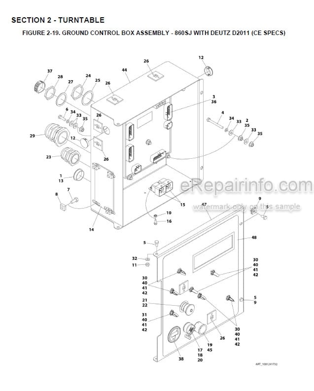 Photo 7 - JLG 800S 860SJ PVC2001 2007 Illustrated Parts Manual Boom Lift 31215050
