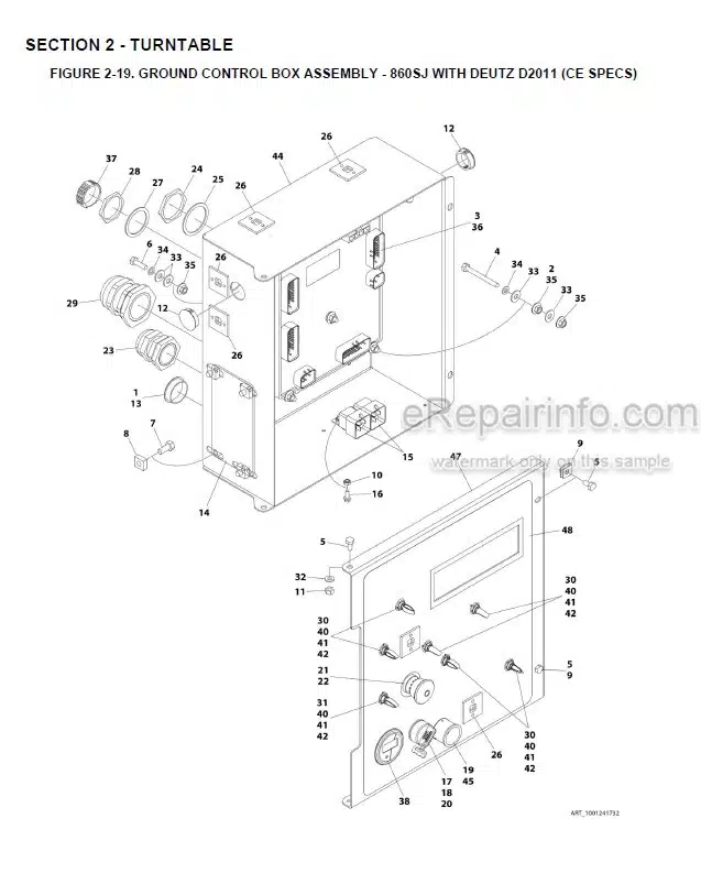 Photo 6 - JLG 600S 660SJ PVC2001 2007 Illustrated Parts Manual Boom Lift 31215035