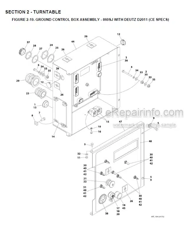 Photo 7 - JLG E45A To M40AJP Narrow Illustrated Parts Manual Boom Lift