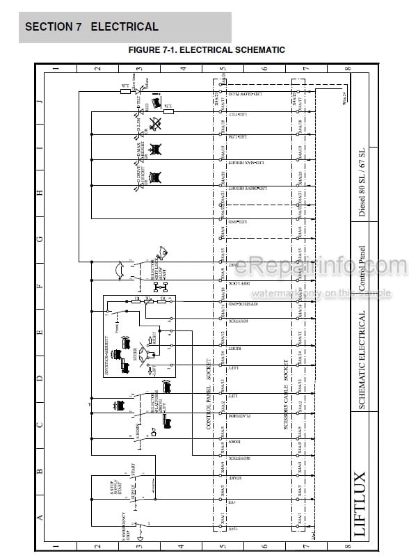 Photo 4 - JLG 80SL Illustrated Parts Manual Scissor Lift