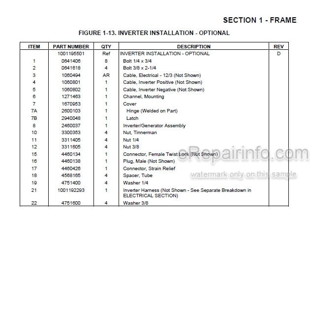 Photo 5 - JLG E300AJ E300AJP Illustrated Parts Manual Boom Lift 3121721 SN2