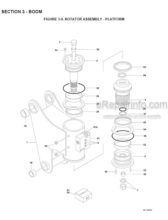 Photo 11 - JLG E300AJ E300AJP PVC2001 2007 Illustrated Parts Manual Boom Lift 31215002