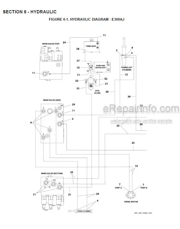 Photo 4 - JLG E300AJ E300AJP PVC2001 Illustrated Parts Manual Boom Lift 31215002