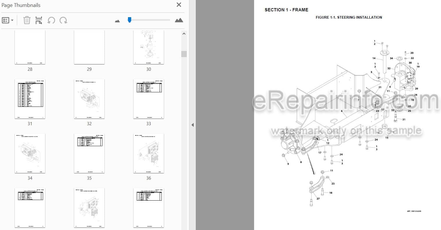 Photo 3 - JLG E400AN E400AJPN PVC2001 2007 Illustrated Parts Manual Boom Lift 31215011