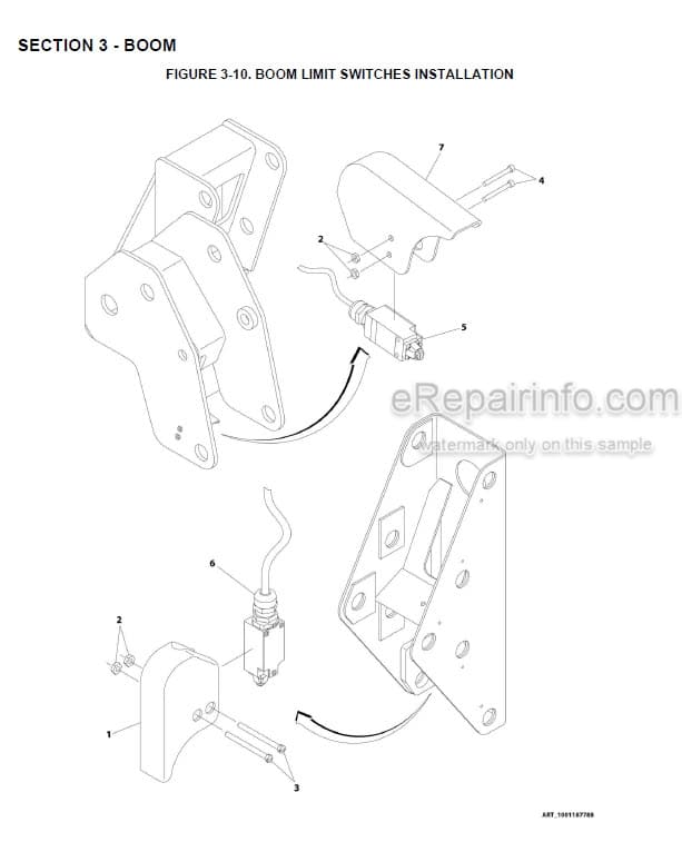 Photo 3 - JLG E400AN E400AJPN PVC2001 2007 Illustrated Parts Manual Boom Lift 31215011