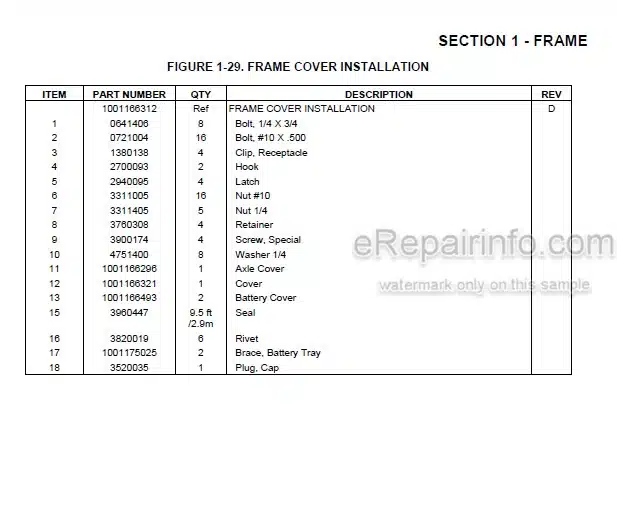 Photo 5 - JLG E400AN E400AJPN PVC2001 Illustrated Parts Manual Boom Lift 31215011