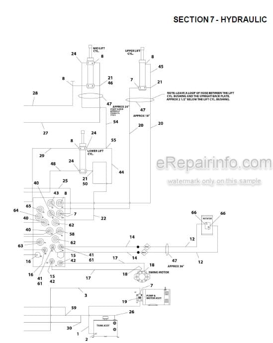 Photo 4 - JLG E450A E450AJ M450AJ Illustrated Parts Manual Boom Lift 3121715 SN2