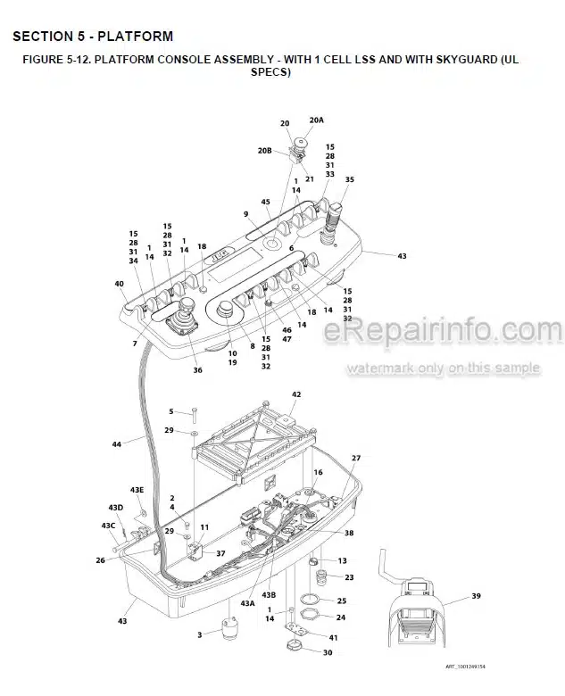 Photo 12 - JLG E450A E450AJ M450AJ PVC2001 2007 Illustrated Parts Manual Boom Lift 31215014