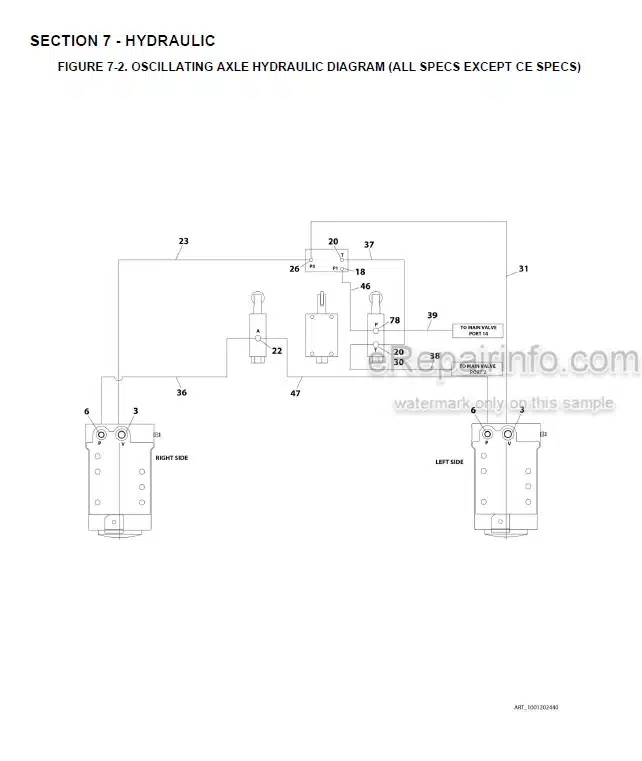 Photo 3 - JLG E600 E600J E600JP M600 M600J M600JP Illustrated Parts Manual Boom Lift 3121712 SN2
