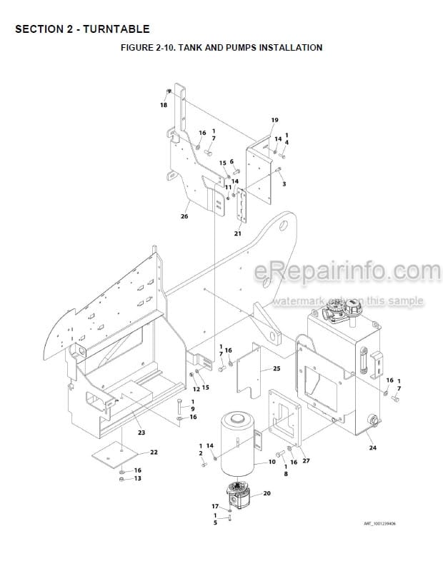 Photo 12 - JLG EC520AJ Illustrated Parts Manual Boom Lift 31217108