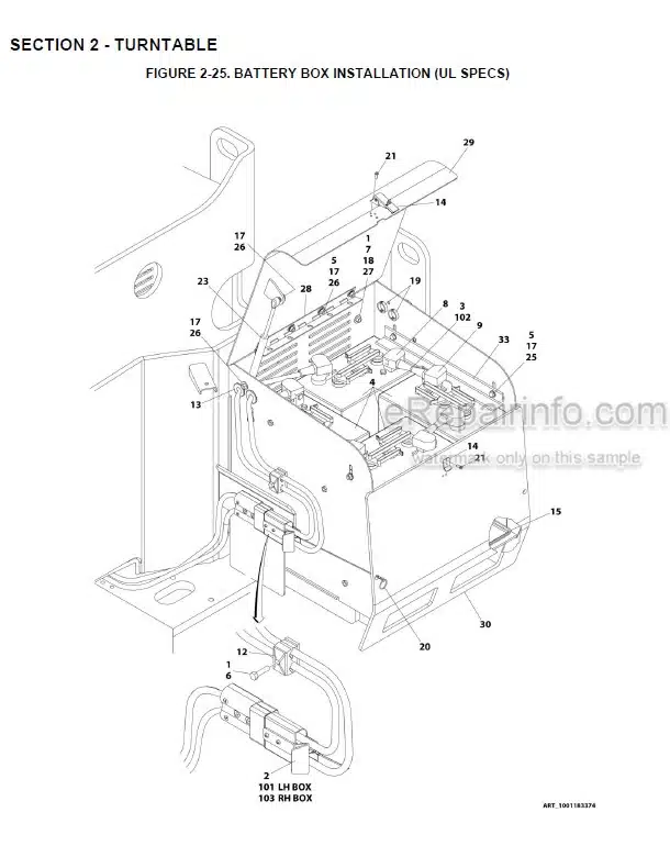 Photo 6 - JLG EC600SJ EC600SJP H600SJ H600SJP PVC 2001 2007 Illustrated Parts Manual Boom Lift 31215029