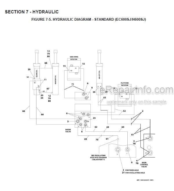 Photo 4 - JLG EC600SJ EC600SJP H600SJ H600SJP PVC2001 Illustrated Parts Manual Boom Lift 31215029