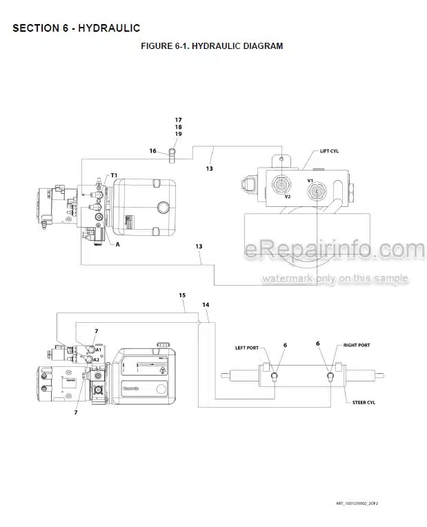Photo 4 - JLG ES1530L Illustrated Parts Manual Scissor Lift 3121796