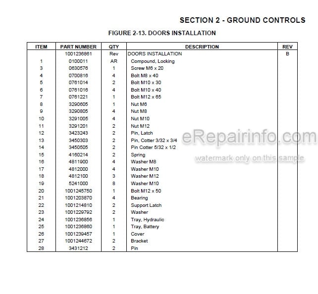 Photo 5 - JLG ES1530L PVC2004 Illustrated Parts Manual Scissor Lift 31215949