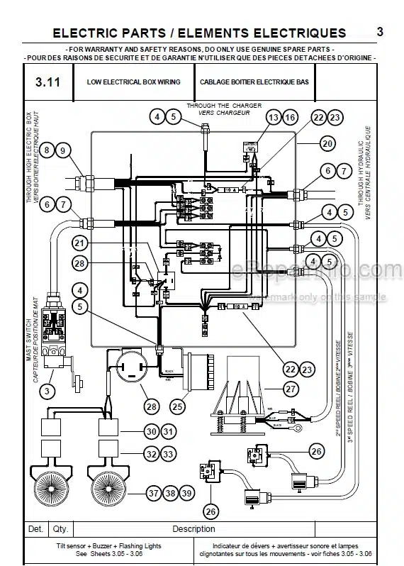 Photo 4 - JLG Grove Delta Toucan 860 Spare Parts Manual Mast Boom Lift MA0088-00