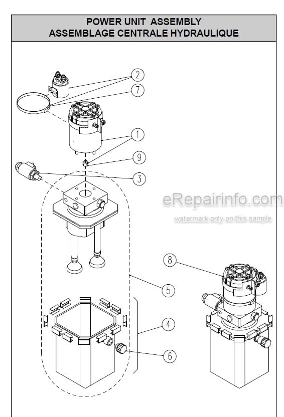 Photo 6 - JLG Grove Junior 6A 6A DI  V1331E Spare Parts Manual Mast Boom Lift MA0261-01