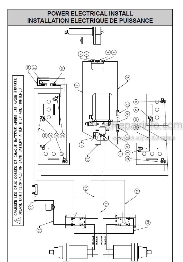 Photo 1 - JLG Grove Junior 6A 6A DI  V1331E Spare Parts Manual Mast Boom Lift MA0261-01