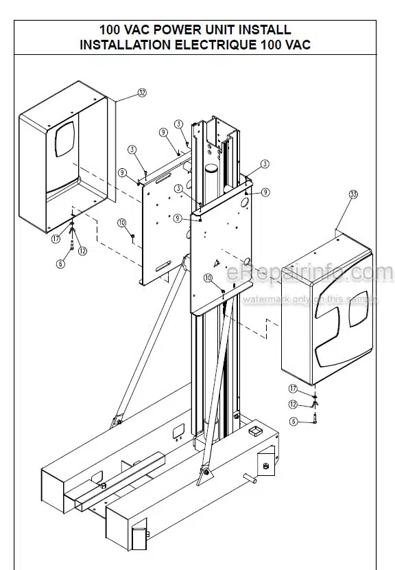 Photo 10 - JLG Grove P40AC P40DC Spare Parts Manual Mast Boom Lift[7]