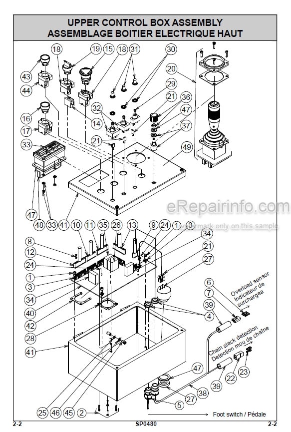 Photo 6 - JLG Grove Toucan Junior 8 8DI Spare Parts Manual Mast Boom Lift MA0241-03