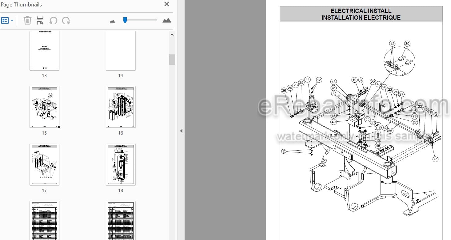 Photo 3 - JLG Grove Toucan 1010 Spare Parts Manual Mast Boom Lift