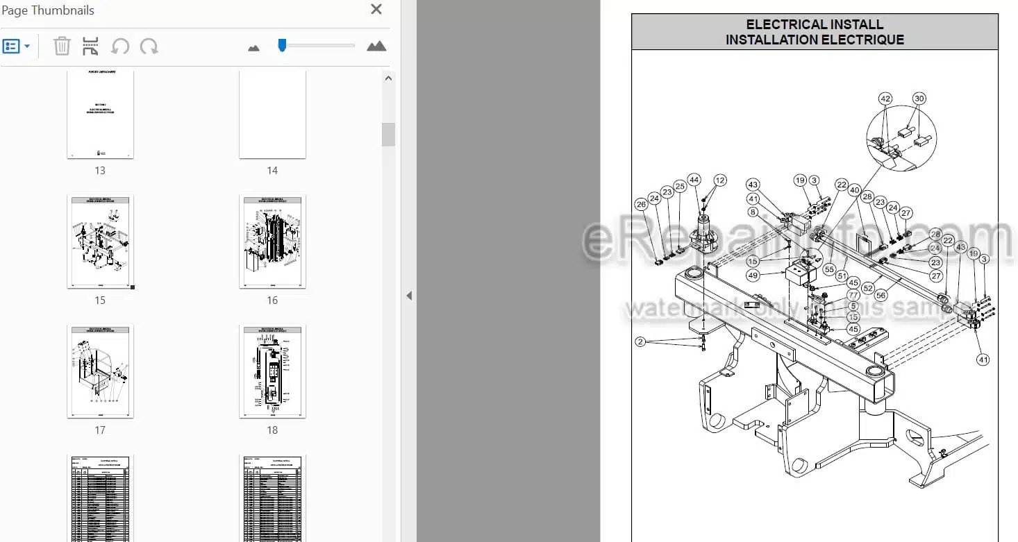 Photo 3 - JLG Grove Toucan 1010 Spare Parts Manual Mast Boom Lift