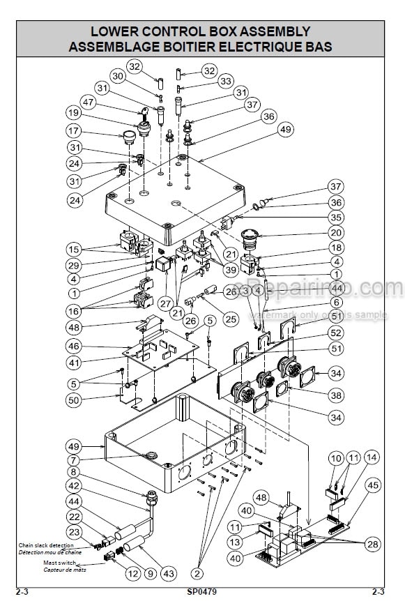 Photo 3 - JLG Grove Toucan 1010 Spare Parts Manual Mast Boom Lift