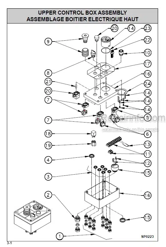 Photo 9 - JLG Grove Toucan 1100 Spare Parts Manual Mast Boom Lift